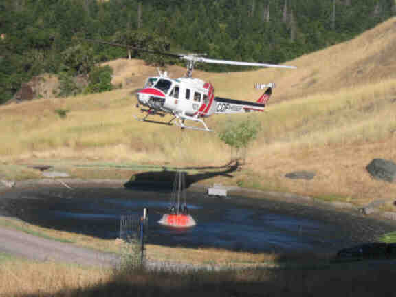 CDF taking water at 3rd Gate